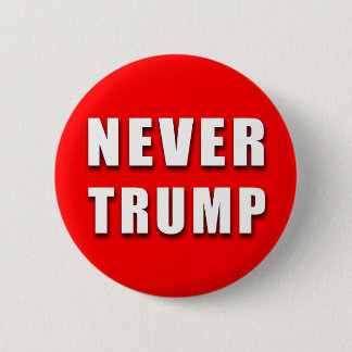 Badge Rond 5 Cm "PAS TRUMP JAMAIS" 2,25 pouces