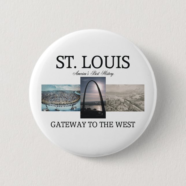 Badge Rond 5 Cm Passage d'ABH St Louis (Devant)