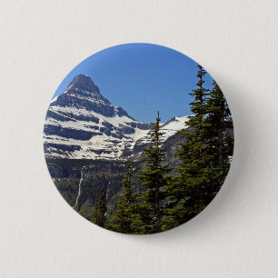Badge Rond 5 Cm Passage de Logan en parc national de glacier