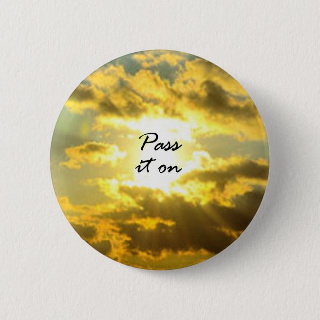 Badge Rond 5 Cm Passez-le dessus (Devant)