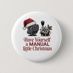 Badge Rond 5 Cm Passez un joyeux petit Noël Mécanicien