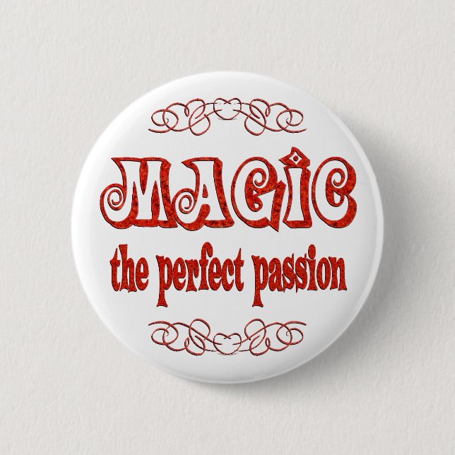 Badge Rond 5 Cm Passion magique (Devant)
