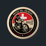 Badge Rond 5 Cm Passo Del Grimsel | Suisse | Motorcycle<br><div class="desc">Passo Del Grimsel fait dans un emblème vintage et en détresse. Il s'agit d'un fameux col de montagne situé le long des Alpes en Suisse.</div>