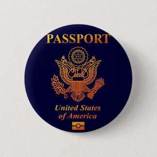 BADGE ROND 5 CM PASSPORT(USA)