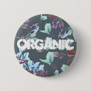 Badge Rond 5 Cm Pastel Colors Bougainvilliers Fleurs