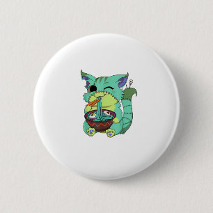 Badge Rond 5 Cm Pastel Goth Créatif Anime Ramen Chat T-Shi Hallowe