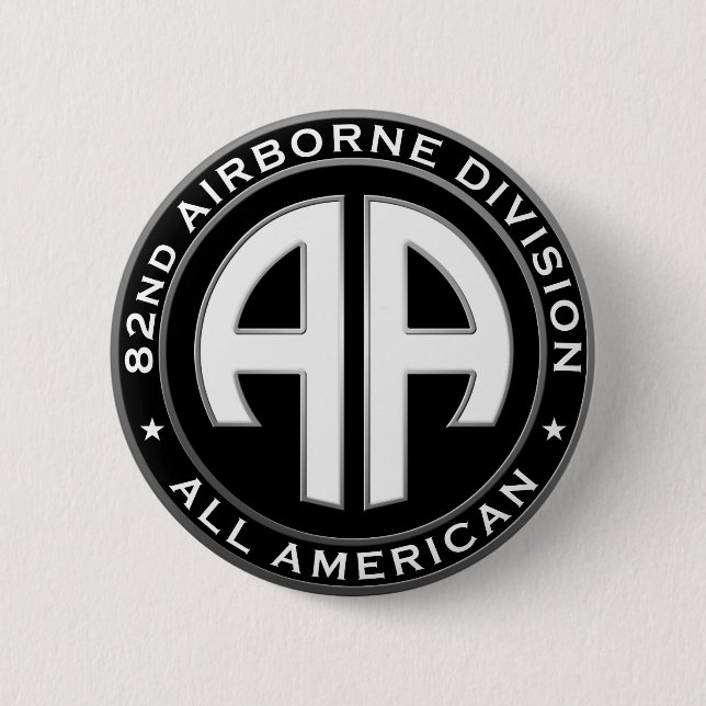 Badge Rond 5 Cm Patch Décontracté de la 82e division aéroportée (Devant)