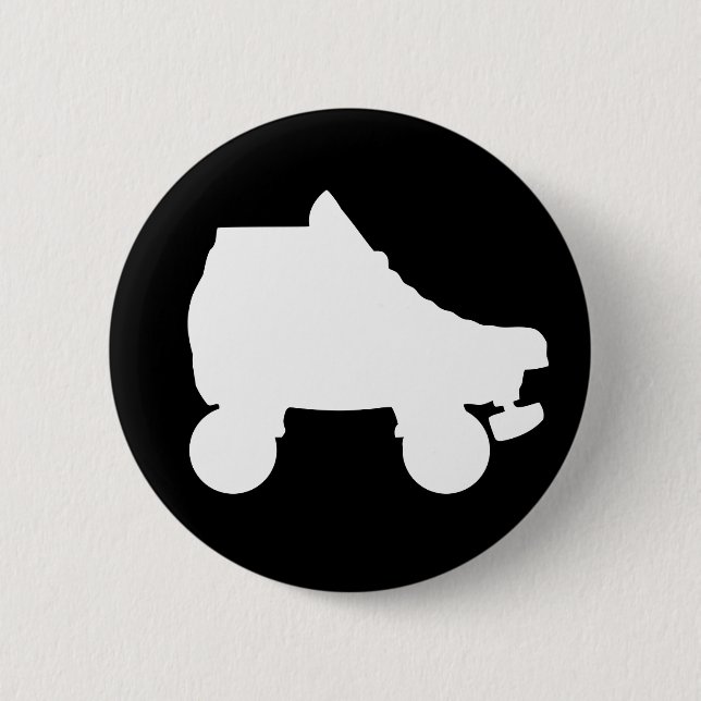 Badge Rond 5 Cm patin de rouleau (Devant)