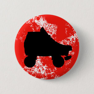 Badge Rond 5 Cm patin de rouleau