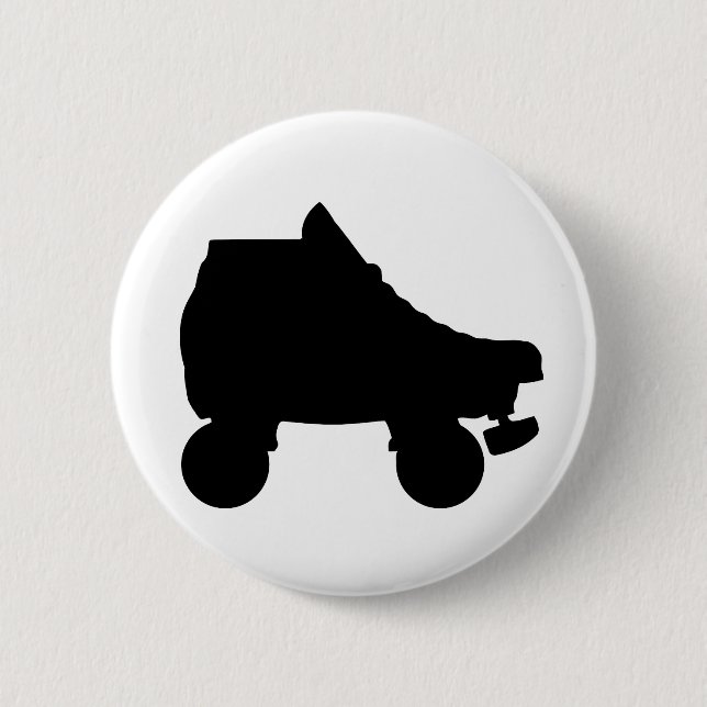 Badge Rond 5 Cm patin de rouleau (Devant)