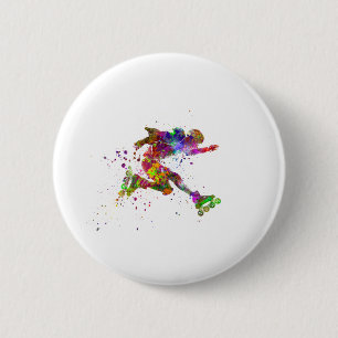Badge Rond 5 Cm patinage