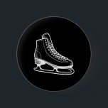 Badge Rond 5 Cm Patinage sur glace - Ligne de sports d'hiver Plan<br><div class="desc">Patinage sur glace - Ligne de sports d'hiver Plan artistique</div>
