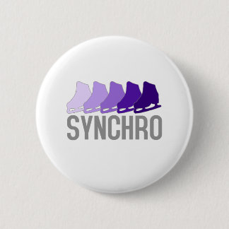 Badge Rond 5 Cm Patins synchro
