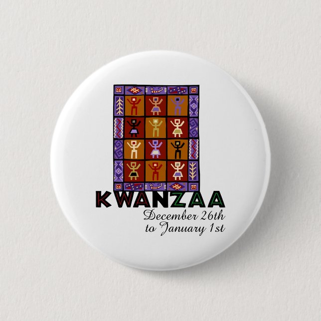 Badge Rond 5 Cm Patrimoine africain (Devant)