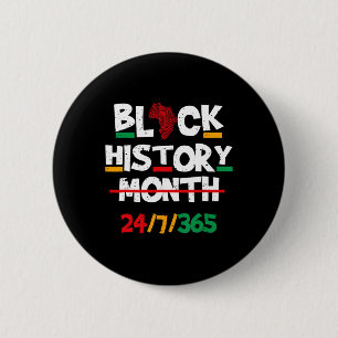 Badge Rond 5 Cm Patrimoine Noir Mois de l'Histoire des Noirs 24736