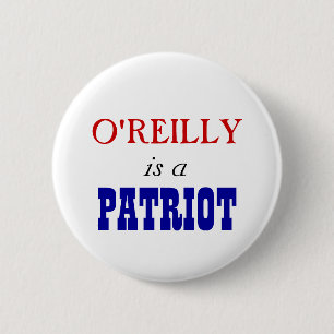 Badge Rond 5 Cm Patriote de Bill O'Reilly