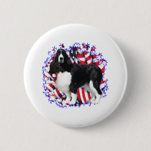 Badge Rond 5 Cm Patriote espagnol Springer anglais