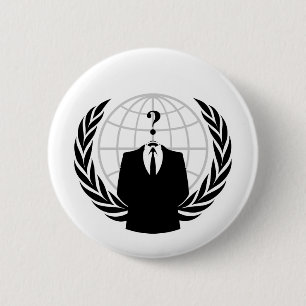 Badge Rond 5 Cm Patriotisme anonyme