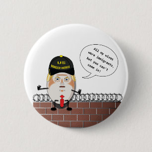 Badge Rond 5 Cm Patrouille de frontière d'atout Trumpty Dumbty