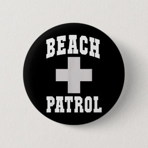 Badge Rond 5 Cm Patrouille de plage mignonne EMT EMS S nage dispat
