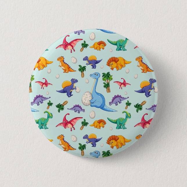 Badge Rond 5 Cm Patters de Colorful Cute (Devant)