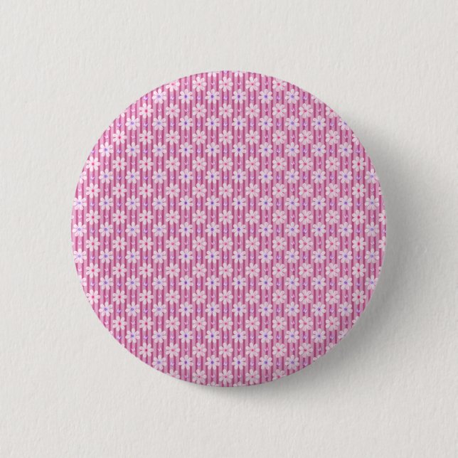 Badge Rond 5 Cm Patty rose Floral Pattern (Devant)
