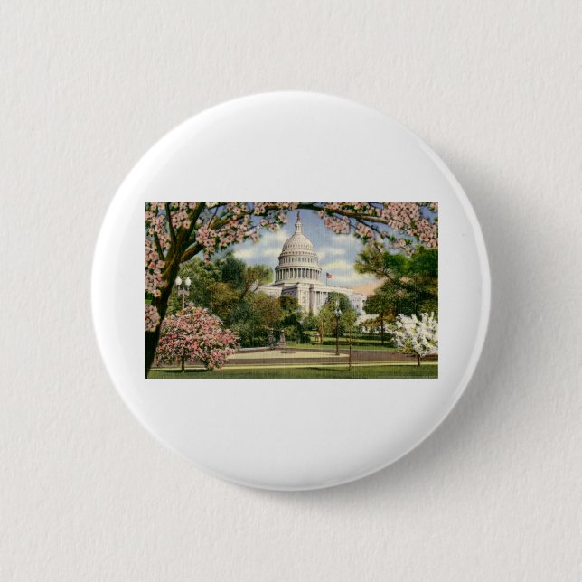 Badge Rond 5 Cm PAU46 USA Capitol.tif (Devant)