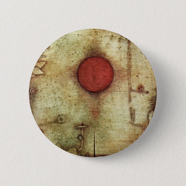 Badge Rond 5 Cm Paul Klee Ad Marginem (Devant)