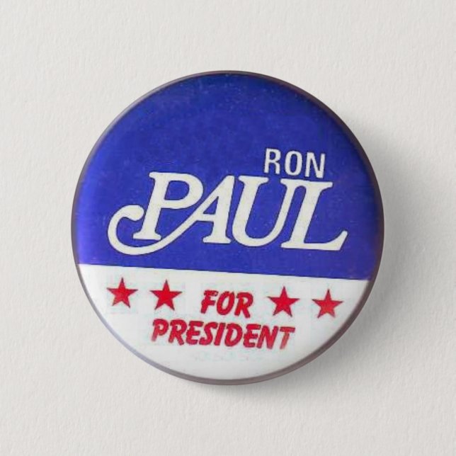 Badge Rond 5 Cm Paul pour le Président Button (Devant)