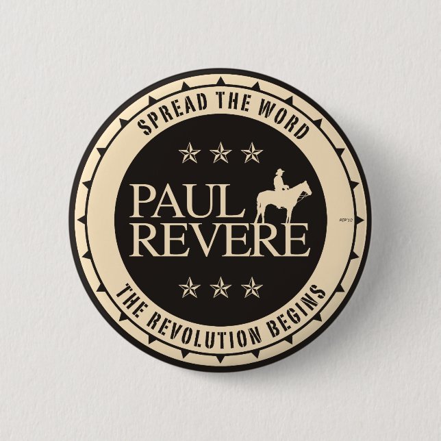 Badge Rond 5 Cm Paul Revere (Devant)