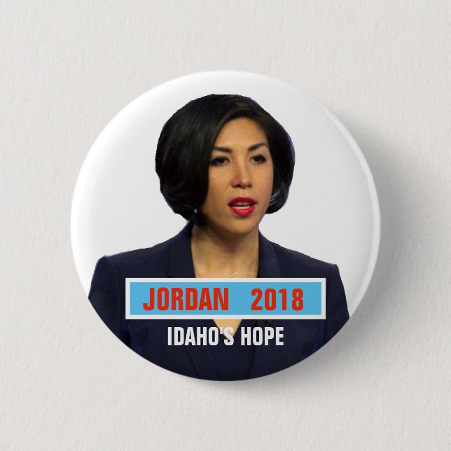 Badge Rond 5 Cm Paulette Jordanie 2018 (Devant)