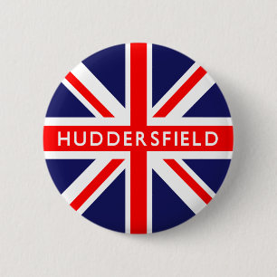 Badge Rond 5 Cm Pavillon du Royaume-Uni de Huddersfield