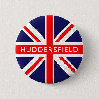 Badge Rond 5 Cm Pavillon du Royaume-Uni de Huddersfield