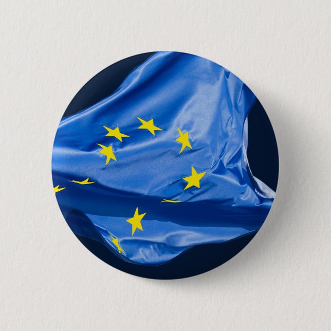 Badge Rond 5 Cm pavillon européen (Devant)