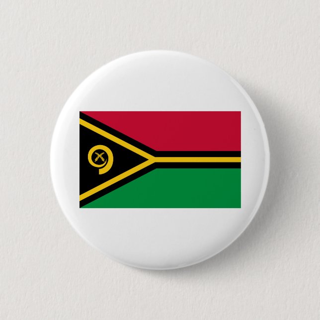 Badge Rond 5 Cm Pavillon Vanuatu (Devant)
