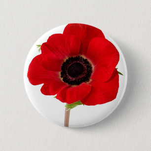 Badge Rond 5 Cm PAVOT de souvenir