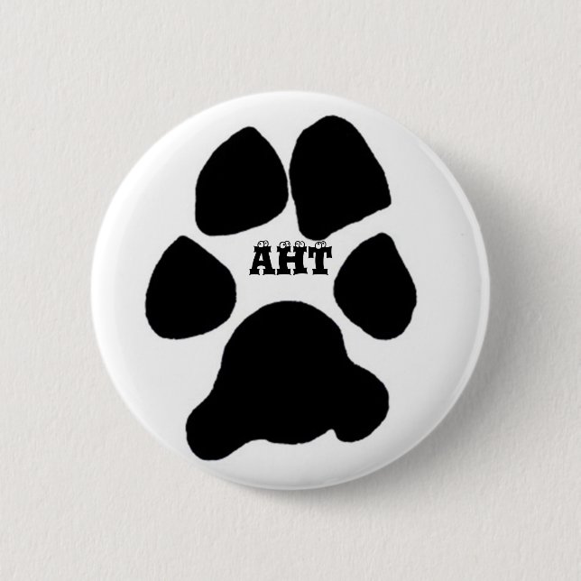 Badge Rond 5 Cm paw-print-7-in-sq-72-dpi, AHT (Devant)
