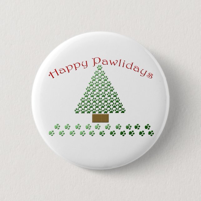 Badge Rond 5 Cm pawlidays heureux copy1 (Devant)