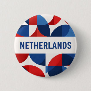 Badge Rond 5 Cm Pays-Bas
