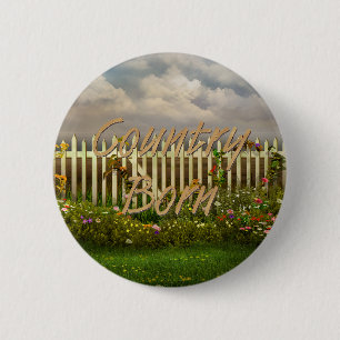 Badge Rond 5 Cm Pays de TEE né