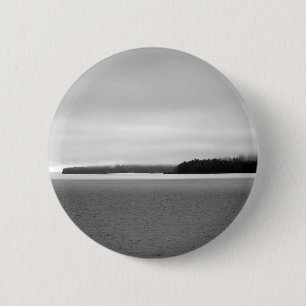 Badge Rond 5 Cm Paysage d'Alaska