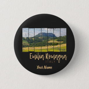 Badge Rond 5 Cm Paysage d'Émilie-Romagne Italie Souvenir Vintage
