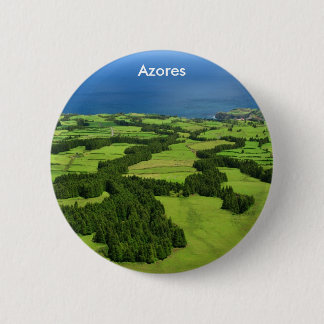 Badge Rond 5 Cm Paysage des Açores