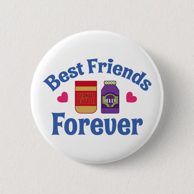 BADGE ROND 5 CM PB&J BFF (Devant)