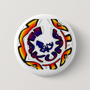 Badge Rond 5 Cm "Peace Hakuna Matata"