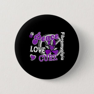 Badge Rond 5 Cm Peace Love Cure