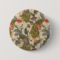 Peacock Motif vintage Art coloré