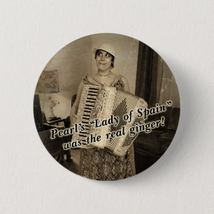 Badge Rond 5 Cm Pearl est le vrai gingembre