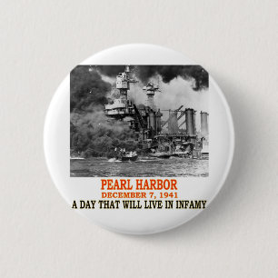 BADGE ROND 5 CM PEARL HARBOR
