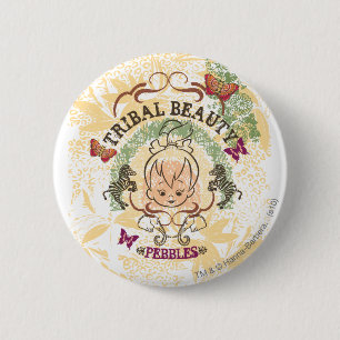 Badge Rond 5 Cm PEBBLES™ Beauté tribale